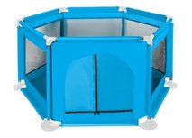Opvouwbare speelbox voor kinderen - Babybox - Playpen - Reisbox - Kruipbox - Veilige ronden hoeken - Lichtblauw Opvouwbare speelbox voor kinderen - Babybox - Playpen - Reisbox - Kruipbox - Veilige ronden hoeken - Lichtblauw