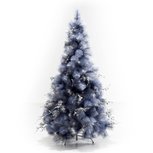 Kunstkerstboom - Kerstboom - Zilverspar - Inclusief Kerstversiering - Zilvergrijs - 150 cm - 222 tips Kunstkerstboom - Kerstboom - Zilverspar - Inclusief Kerstversiering - Zilvergrijs - 150 cm - 222 tips