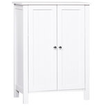 Badkamerkast - Badkamerkasten hoog - Commode- Badkamermeubel - Wit - 80 x 60 x 30 cm Badkamerkast - Badkamerkasten hoog - Commode- Badkamermeubel - Wit - 80 x 60 x 30 cm
