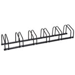 Fietsenrek - Fietsrek -Fietsstandaard - Voor 6 fietsen - Muurmontage mogelijk - 160 x 33 x 27 cm - Zwart Fietsenrek - Fietsrek -Fietsstandaard - Voor 6 fietsen - Muurmontage mogelijk - 160 x 33 x 27 cm - Zwart