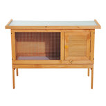 Konijnenhok - Konijnenren - Konijnenhok voor buiten - Hout - 90 x 45 x 65cm Konijnenhok - Konijnenren - Konijnenhok voor buiten - Hout - 90 x 45 x 65cm