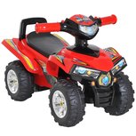 Kindermotor - Kinderscooter - Loopwagen - Speelgoed - Quad - Rood - L38 x L60 x H42 cm Kindermotor - Kinderscooter - Loopwagen - Speelgoed - Quad - Rood - L38 x L60 x H42 cm