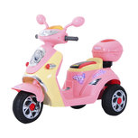 Elektrische Kindermotor - Elektrische Kinderscooter - Speelgoed - 6V 3 km / h - 108 x 51 x 75 cm - Roze- Geel Elektrische Kindermotor - Elektrische Kinderscooter - Speelgoed - 6V 3 km / h - 108 x 51 x 75 cm - Roze- Geel