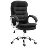 Bureaustoel - Ergonomische bureaustoel - Directiestoel - Zwart - L64 x B75 x H103-111 cm Bureaustoel - Ergonomische bureaustoel - Directiestoel - Zwart - L64 x B75 x H103-111 cm