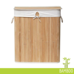 Bamboo wasmand 105L - Luxe wasmand - Wassorteerder - Bamboe - XL - Inclusief zak - Natuur Bamboo wasmand 105L - Luxe wasmand - Wassorteerder - Bamboe - XL - Inclusief zak - Natuur