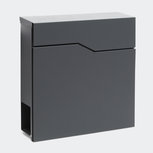 Moderne brievenbus – Brievenbus met krantenrol – Wandbrievenbus - Brievenbus hangend - Antraciet - 370 x 370 x 105 mm Moderne brievenbus – Brievenbus met krantenrol – Wandbrievenbus - Brievenbus hangend - Antraciet - 370 x 370 x 105 mm