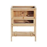 Hamsterkooi - Hamster - Knaagdierenkooi - Dieren - Hout - L60 x B40 x H80 cm Hamsterkooi - Hamster - Knaagdierenkooi - Dieren - Hout - L60 x B40 x H80 cm