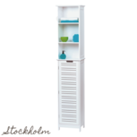 Badkamerkast - Badkamerkasten hoog - Kolomkast badkamer - Badkamermeubel - Wit - 173 x 26 x 35 cm Badkamerkast - Badkamerkasten hoog - Kolomkast badkamer - Badkamermeubel - Wit - 173 x 26 x 35 cm