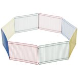 Ren voor kleine huisdieren - Konijnenren - Cavia ren - Hamster ren - Dierenverblijf - Kleurrijk - 69 x 69 x 23 cm Ren voor kleine huisdieren - Konijnenren - Cavia ren - Hamster ren - Dierenverblijf - Kleurrijk - 69 x 69 x 23 cm