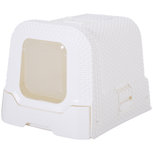 Kattenbak - Kattenbakvulling - Kattentoilet - Kat - Katten - L54 x B42 x H41 cm - Wit Kattenbak - Kattenbakvulling - Kattentoilet - Kat - Katten - L54 x B42 x H41 cm - Wit