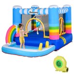 Zwembad - Springkasteel - Waterpark - Springkussen - Speelgoed - Glijbaan - 290L x 200W x 155H cm Zwembad - Springkasteel - Waterpark - Springkussen - Speelgoed - Glijbaan - 290L x 200W x 155H cm