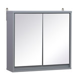 Badkamermeubel - Badkamer accessoires- Badkamerkast - Spiegel - Wandspiegel - Spiegelkast - B48 x D14.5 x H45 cm Badkamermeubel - Badkamer accessoires- Badkamerkast - Spiegel - Wandspiegel - Spiegelkast - B48 x D14.5 x H45 cm