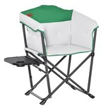Campingstoel opvouwbaar - Stoelen - Regisseursstoel - Campingstoel - Wit/groen - 83L x 64W x 90H cm Campingstoel opvouwbaar - Stoelen - Regisseursstoel - Campingstoel - Wit/groen - 83L x 64W x 90H cm