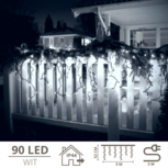 IJspegel verlichting buiten - 90 LED's 3 meter - Wit - Ijspegelverlichting - Ijspegel verlichting IJspegel verlichting buiten - 90 LED's 3 meter - Wit - Ijspegelverlichting - Ijspegel verlichting