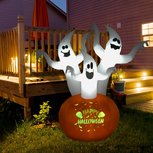 Halloween - Halloween decoratie - Halloween versiering - Halloween verlichting - Pompoen - Spook - Opblaasbaar Halloween - Halloween decoratie - Halloween versiering - Halloween verlichting - Pompoen - Spook - Opblaasbaar
