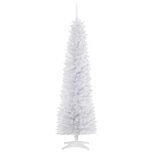 ChristmasGoodz - Kunstkerstboom - Smalle Kunstkerstboom - Smalle kerstboom - Wit - 180 cm ChristmasGoodz - Kunstkerstboom - Smalle Kunstkerstboom - Smalle kerstboom - Wit - 180 cm