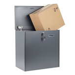 Pakketbrievenbus - Pakketbox - Brievenbus - Dropbox voor postpakketjes - Hangend - 51 x 32 x 50 cm - Grijs Pakketbrievenbus - Pakketbox - Brievenbus - Dropbox voor postpakketjes - Hangend - 51 x 32 x 50 cm - Grijs