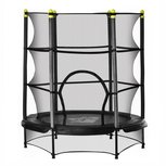 Kindertrampoline met veiligheidsnet - trampoline - speelgoed - zwart - Ø140 cm Kindertrampoline met veiligheidsnet - trampoline - speelgoed - zwart - Ø140 cm