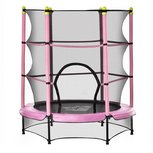 Kindertrampoline met veiligheidsnet - trampoline - speelgoed - roze - Ø140 cm Kindertrampoline met veiligheidsnet - trampoline - speelgoed - roze - Ø140 cm
