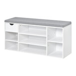 Schoenenrek - schoenen - schoenenkast - schoenenbank - 101 cm x 29 cm x 47,5 cm Schoenenrek - schoenen - schoenenkast - schoenenbank - 101 cm x 29 cm x 47,5 cm