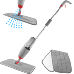 Vloerwisser - vloerwisser met steel -vloerwisser met spray - Mop - Dweil - 38 cm wisbreedte Vloerwisser - vloerwisser met steel -vloerwisser met spray - Mop - Dweil - 38 cm wisbreedte