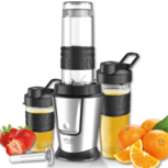 Blender - Blender smoothie - Blender to go - 9-delig - 800W - RVS - Smoothiemaker Blender - Blender smoothie - Blender to go - 9-delig - 800W - RVS - Smoothiemaker