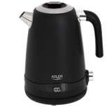 Waterkoker - Waterkoker met temperatuursregeling - Waterkoker zwart - RVS - 1.7L - 2200W Waterkoker - Waterkoker met temperatuursregeling - Waterkoker zwart - RVS - 1.7L - 2200W
