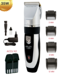 Hondentondeuse - Dierentondeuse - Hondentrimmer - Professioneel - Draadloos - 2 Accu's - 35 W Hondentondeuse - Dierentondeuse - Hondentrimmer - Professioneel - Draadloos - 2 Accu's - 35 W