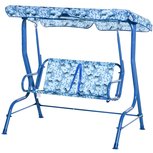 Schommelstoel - Schommelbank - Kinderschommelbank - Schommelbank 2 persoon - Blauw Schommelstoel - Schommelbank - Kinderschommelbank - Schommelbank 2 persoon - Blauw