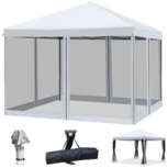 Partytent - Paviljoen - Easy up partytent - 3 x 3 m - Wit - Vouwtent - Tuinpaviljoen Partytent - Paviljoen - Easy up partytent - 3 x 3 m - Wit - Vouwtent - Tuinpaviljoen