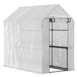 Kweekkas - Tuinkas - Foliekas - Broeikas - Kweektent - 120 cm x 186 cm x 190 cm Kweekkas - Tuinkas - Foliekas - Broeikas - Kweektent - 120 cm x 186 cm x 190 cm