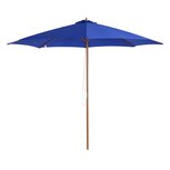 Zonnescherm - Parasol - Balkon Parasol - Knikbaar - 300 x 245 cm - Blauw