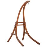 Hangstoelstandaard voor binnen en buiten - Standaard hangstoel buiten - Tuinstoelen - Larikshout - 127B x 162T x 211H cm Hangstoelstandaard voor binnen en buiten - Standaard hangstoel buiten - Tuinstoelen - Larikshout - 127B x 162T x 211H cm