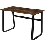 Bureau - Schrijftafel - Computerbureau - Bureautafel - Industrieel design -120L x 60B x 74,5H cm - Bruin Bureau - Schrijftafel - Computerbureau - Bureautafel - Industrieel design -120L x 60B x 74,5H cm - Bruin
