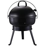 Grill apparaat - camping - Houtskool - bbq - Draagbaar - Metaal - Zwart - Ø36,5 x 54 cm Grill apparaat - camping - Houtskool - bbq - Draagbaar - Metaal - Zwart - Ø36,5 x 54 cm