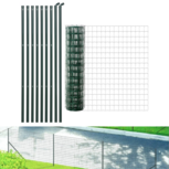 Afrastering - Omheining - Tuinhek - Schutting - Tuingaas - Kippengaas - Inclusief palen - 10 m x 1 m Afrastering - Omheining - Tuinhek - Schutting - Tuingaas - Kippengaas - Inclusief palen - 10 m x 1 m