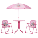 Kinder tuinset - Picknicktafel - Tuinset kinderen - Picknicktafel kinderen - Campingstoel kind - Parasol - Roze Kinder tuinset - Picknicktafel - Tuinset kinderen - Picknicktafel kinderen - Campingstoel kind - Parasol - Roze
