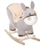Hobbeldier - Hobbelpaard - Schommelpaard - Schommelstoel voor Kinderen - Speelgoed - Grijs - 61 x 34 x 58 cm Hobbeldier - Hobbelpaard - Schommelpaard - Schommelstoel voor Kinderen - Speelgoed - Grijs - 61 x 34 x 58 cm