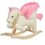 Hobbeldier - Hobbelpaard - Schommelpaard - Schommelstoel voor Kinderen - Speelgoed - wit/roze - 70 x 28 x 57 cm Hobbeldier - Hobbelpaard - Schommelpaard - Schommelstoel voor Kinderen - Speelgoed - wit/roze - 70 x 28 x 57 cm