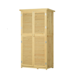 Tuinkast hout - Opbergkasten met deuren - Tuinhuis - Tuinschuur - Schuur voor gereedschap - 87 x 46,5 x 160 cm Tuinkast hout - Opbergkasten met deuren - Tuinhuis - Tuinschuur - Schuur voor gereedschap - 87 x 46,5 x 160 cm