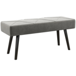 Bedbank - Zitbank - Bank - Bankje - Grijs - 100 x 36 x 45 cm