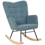 Schommelstoel - Stoelen - Meubels - Fauteuil - Blauw
