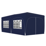 Partytent Opvouwbaar - Met Zijwanden – Paviljoen - Easy Up partytent – Tuinpaviljoen – 6x3m – Waterdicht – Verstelbare Hoogte - Blauw Partytent Opvouwbaar - Met Zijwanden – Paviljoen - Easy Up partytent – Tuinpaviljoen – 6x3m – Waterdicht – Verstelbare Hoogte - Blauw