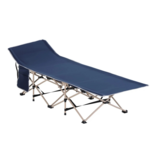 Stretcher -Veldbed - Kampeerbed - Logeerbed - Vouwbed - 190 cm x 68 cm x 52 cm - Blauw Stretcher -Veldbed - Kampeerbed - Logeerbed - Vouwbed - 190 cm x 68 cm x 52 cm - Blauw
