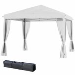 Tuinpaviljoen - Prieel - Partytent - Paviljoen - Zonwering - wit - 3 x 3 m Tuinpaviljoen - Prieel - Partytent - Paviljoen - Zonwering - wit - 3 x 3 m