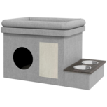 Kattenhok - Kattenhuis - Kattenspeeltjes - Krabpaal - Huis katten - 78 x 48 x 49,5 cm Kattenhok - Kattenhuis - Kattenspeeltjes - Krabpaal - Huis katten - 78 x 48 x 49,5 cm