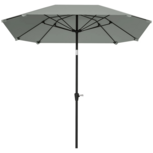 Parasol - Zonwering - Parasols - Tuinparasol - Donkergrijs - 2,3 m