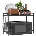 Uitschuifbaar Magnetron rek - Magnetronkast - Keukenkast voor Magnetron - Aanrecht Organiser - Kast voor mini oven - Keukenrek