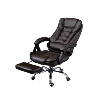Prime Gecomprimeerd Klokje Bureaustoel - Ergonomische bureaustoel - Game stoel - Gaming stoel - Met  voetensteun - Bruin - NiceGoodz