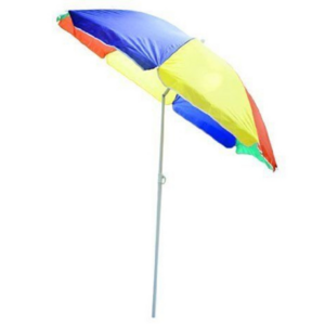 Desillusie Fitness Weg Luxe strand parasol - Knikbaar - Zonnescherm - Strandparasol - UV Werend -  Ø160 CM - Bont - NiceGoodz